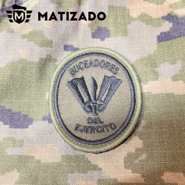 PARCHE DE BUCEADOR DEL EJERCITO