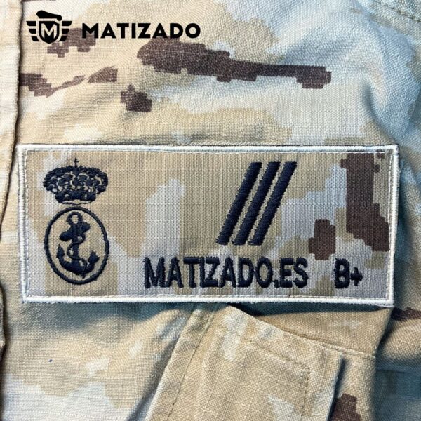 Galleta militar bordada Armada Española