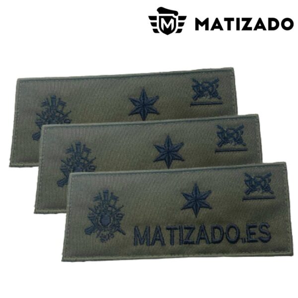 Galleta militar de pecho bordada cuarto curso AGM