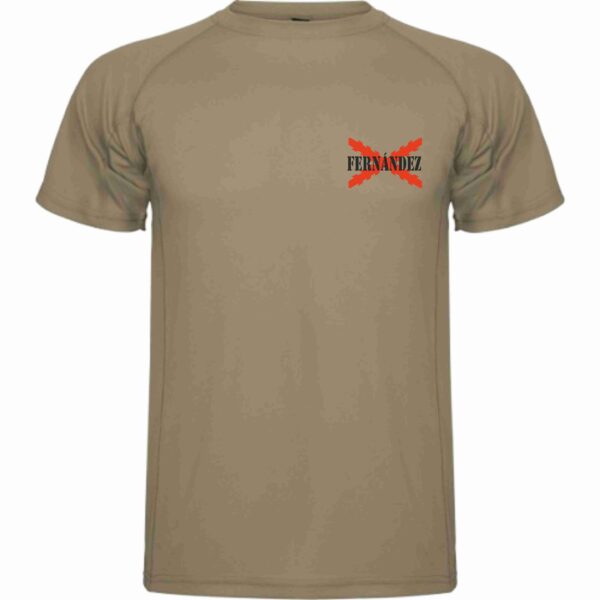 Camiseta técnica con Aspa de Borgoña personalizable