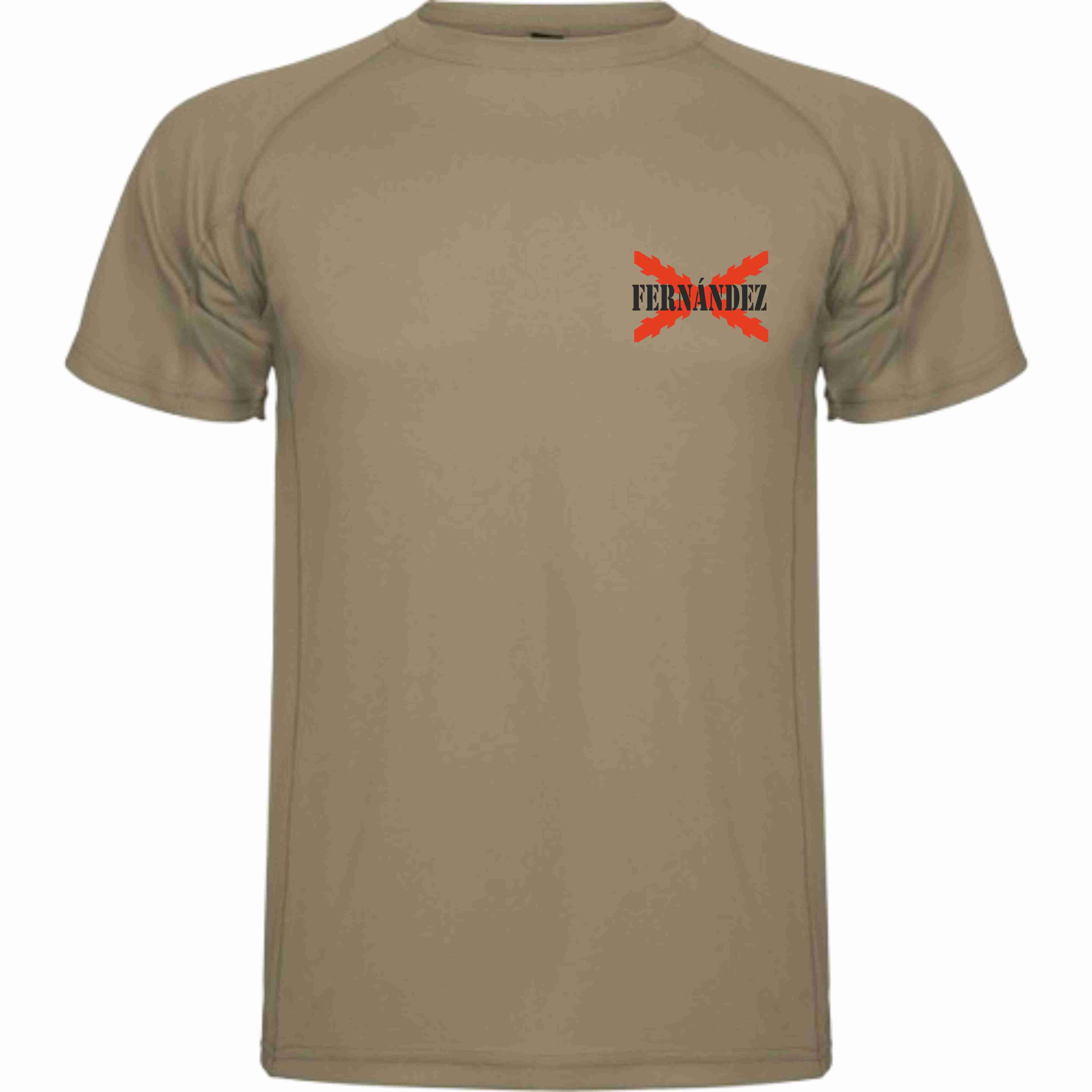 Camiseta técnica con Aspa de Borgoña personalizable