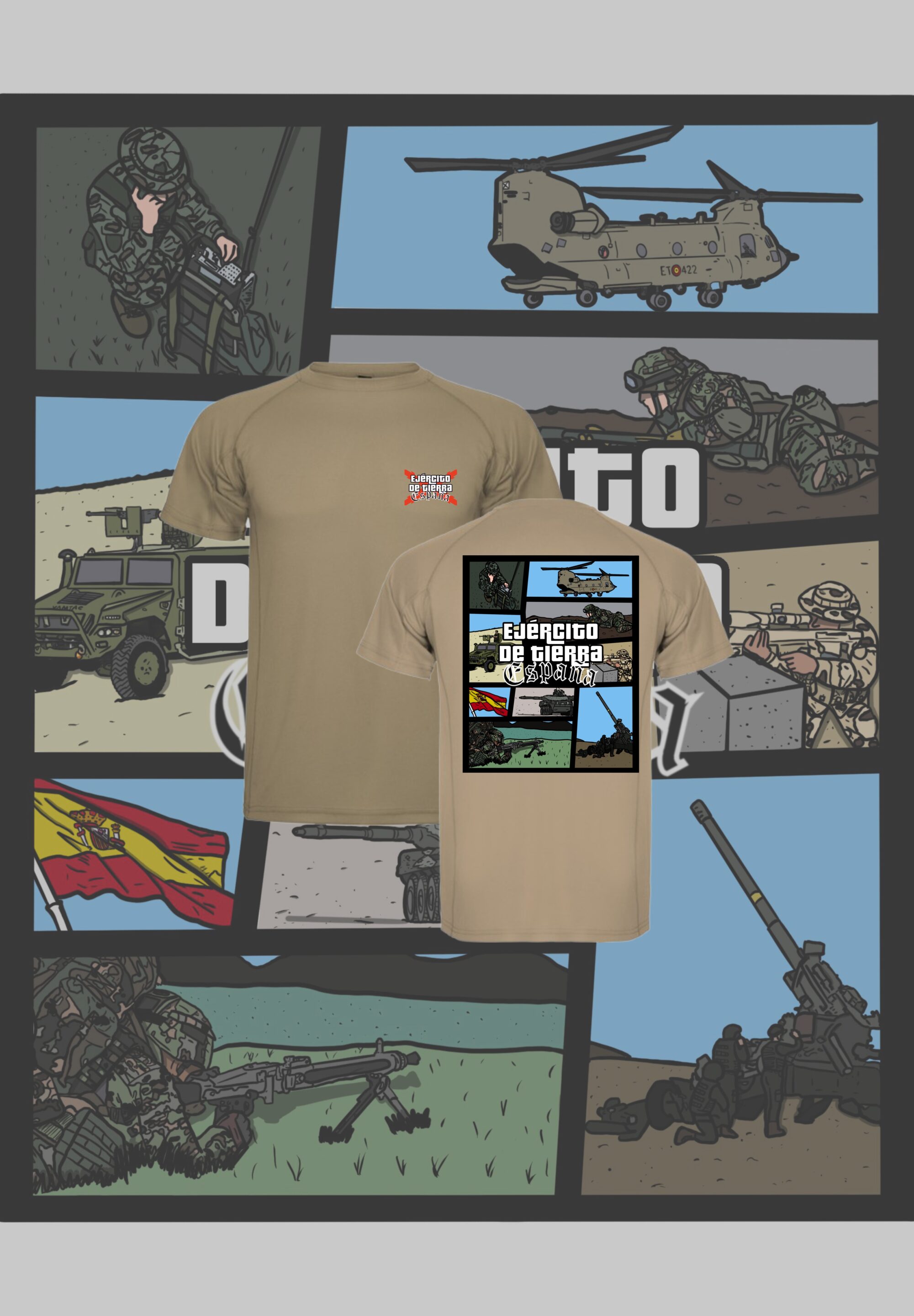 Camiseta GTA IV Ejercito de Tierra
