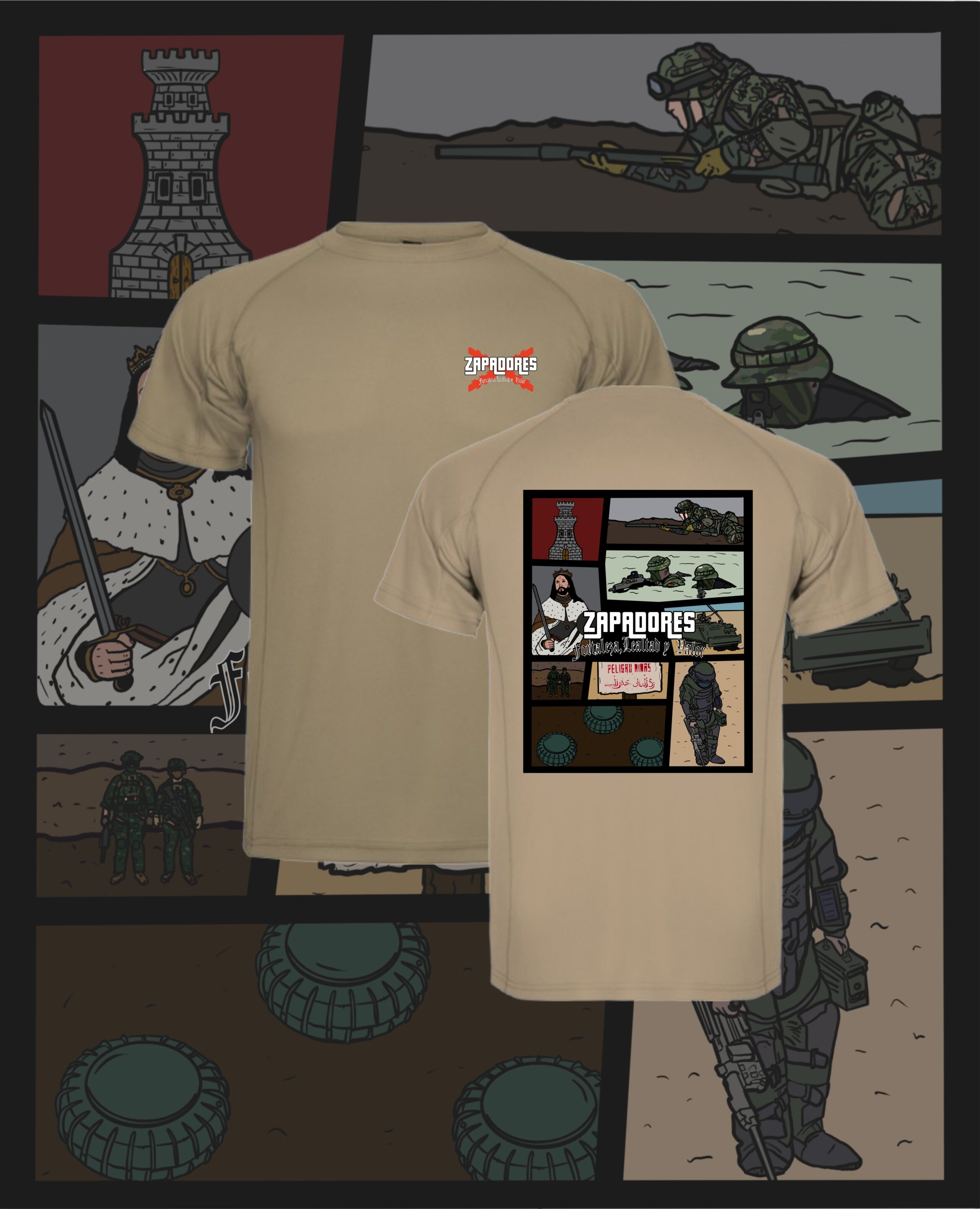 Camiseta GTA Zapadores