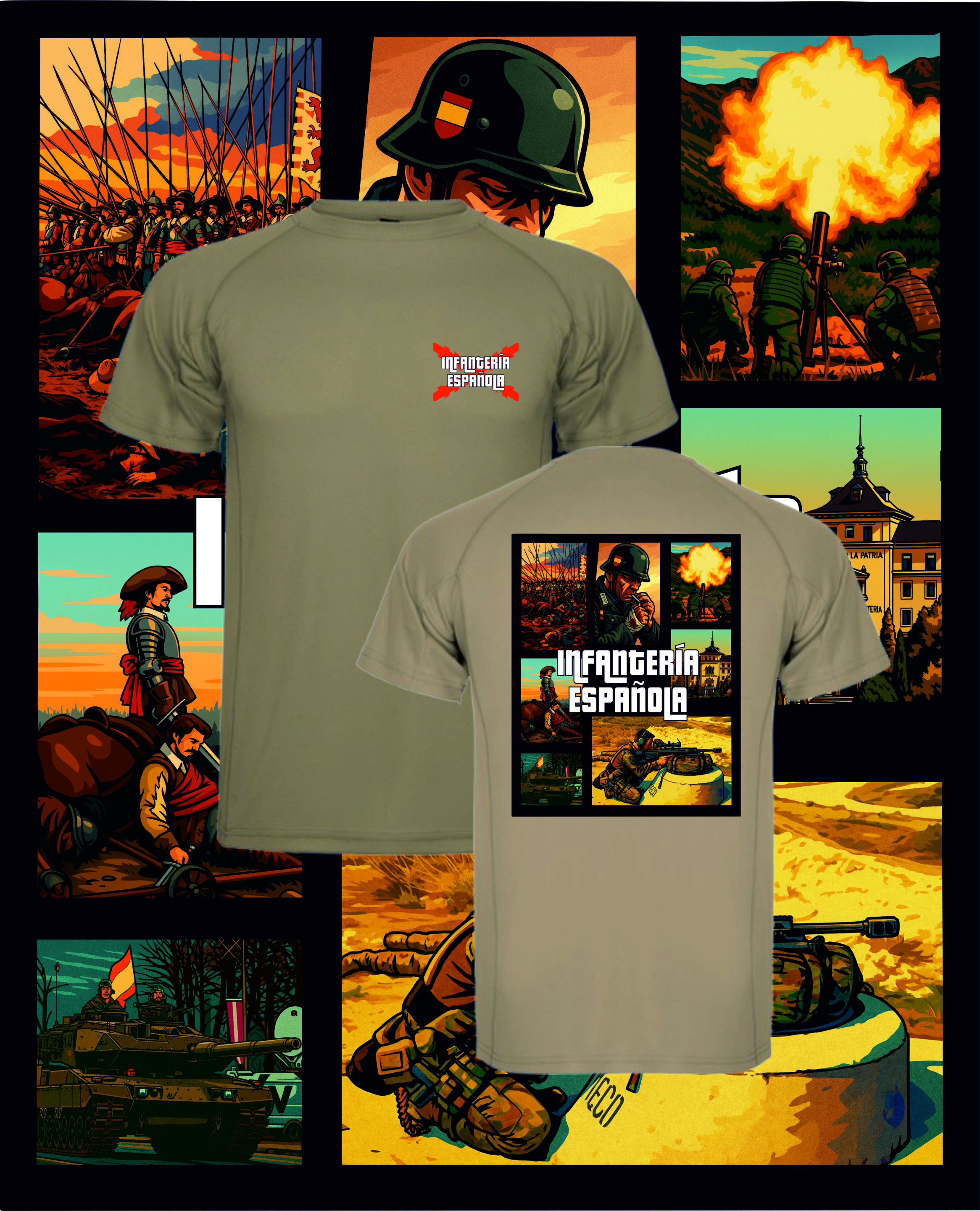 Camiseta GTA Infanteria Española