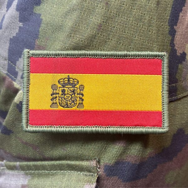 Bandera de España para hombro acabada en velcro NUEVO MODELO