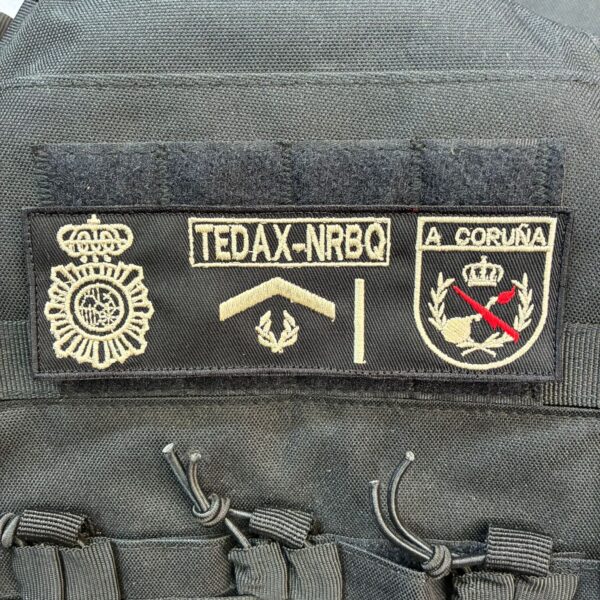 Tira de pecho bordada y personalizada TEDAX