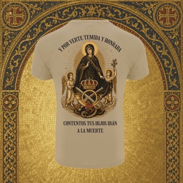 CAMISETA TACTICA TEMIDA Y HONRADA