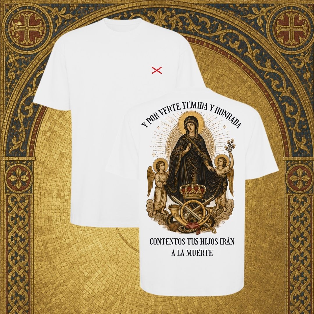 Camiseta Over Size TEMIDA Y HONRADA - Imagen 2